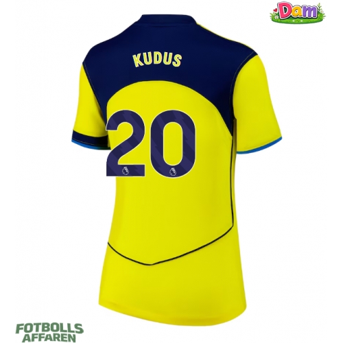 Tottenham Hotspur Mohammed Kudus #20 Tredje Tröja Kvinnor 2025-26 Kortärmad